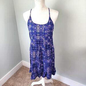 PINK ROSE SPAGETTI STRAP LACE BACK PULLOVER DRESS SIZE MEDIUM